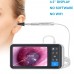 New endoscopio with IPS-4.5"-display, Visual ear spoon, Earcare tool,visual dental care, Miniature camera